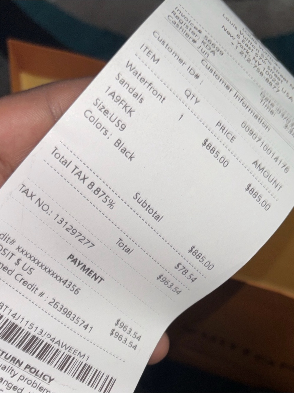 Louis Vuitton Waterfront Mule Black Slides with Box and receipts/accesories - Picture 5 of 6